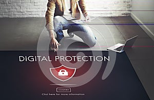 Beware Caution Dangerous Hacking Concept