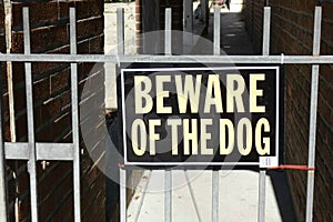 Beware of the Dog