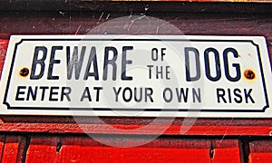 Beware of the dog