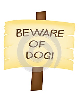 Beware of Dog Sign