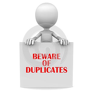 Beware of duplicate photo