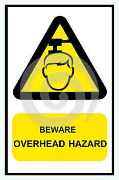 Beware overhead sign in condominium.