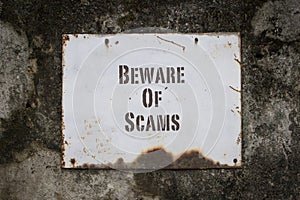 Beware of scams
