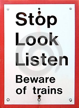 Beware Of Trains