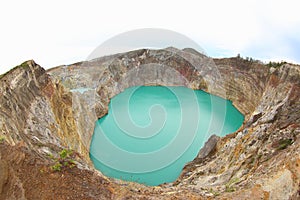 Bewitched or Enchanted Lake, Kelimutu Crater Lakes photo