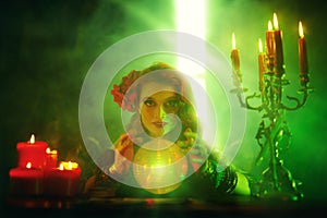 Bewitching fortune teller photo