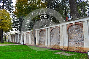 Beykoz Mecidiye palace wall. photo