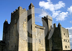 Beynac Castle and Blue Sky