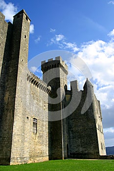 Beynac Castle in Perigord, Dordogne, France photo