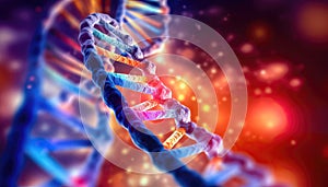 Beyond the Double Helix: DNA Chains and Genetic Engineering - Generative AI