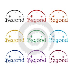 Beyond Logo icon, color set