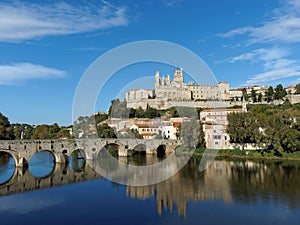 Beziers in autumn, France