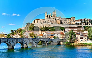 Beziers town. France photo