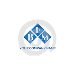 BFM letter logo design on BLACK background. BFM creative initials letter logo concept. BFM letter design.BFM letter logo design on