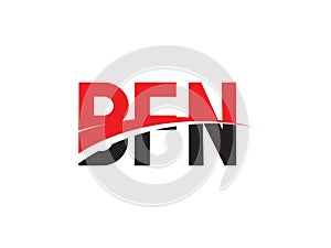 BFN Letter Initial Logo Design Vector Illustration