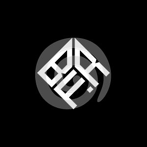 BFR letter logo design on black background. BFR creative initials letter logo concept. BFR letter design photo