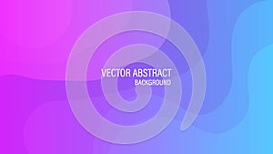 Colorful geometric background. Liquid gradient color background design. Curv fluid shapes composition. Eps10 vector. photo