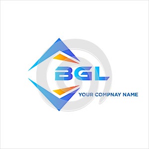 BGL abstract technology logo design on white background. BGL creative