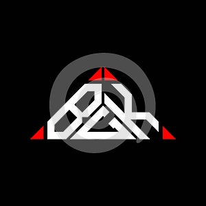 BGL letter logo creative design with vector graphic, BGL simple and modern logo in triangle shape