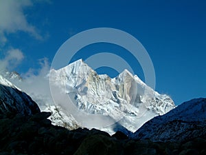 Bhagirathi mountain, himalayas