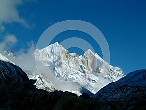 Bhagirathi mountain, himalayas photo