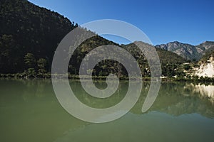 Bhagirathi River at Gangotri, Uttarkashi District, Uttarakhand,