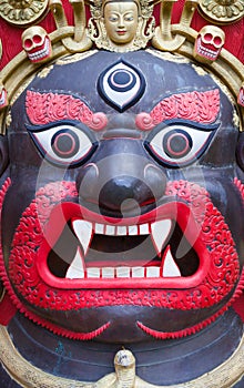 Bhairab Mask from Nepal photo