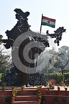 Bharat Mata sculpture at Shaheedi Park in Delhi, India