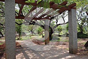 Bharati Park in Puducherry, India