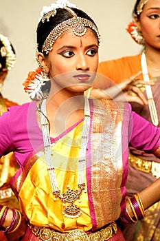 Bharatnatyam classical dancer