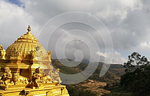 Bhavani Amman temple in avalanche forest reserve western ghats in Tamil Nadu photo