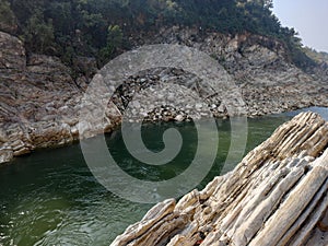 Bhedaghat jabalpur city Narmada river