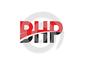 BHP Letter Initial Logo Design Vector Illustration