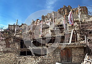 Bhraka or Braga gompa and village