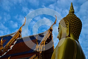 Bhuda image in Wat Arun Temple photo