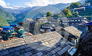 Bhujung ,gurung village from Lamjung