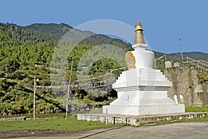 Bhutan, Haa, chorten