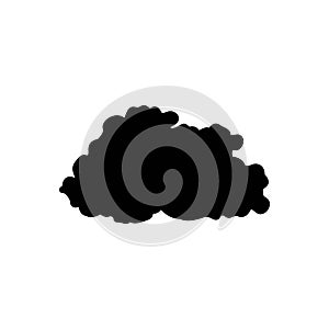 Black solid icon for Bhutan, map and country