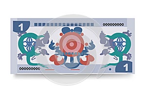 Bhutan money set bundle banknotes