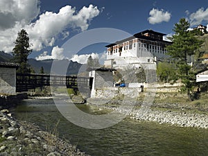 Bhutan - Paro Dzong - Buddhist Monastery photo