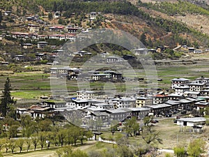 Bhutan - Town of Paro photo