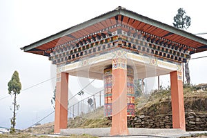 Bhutanese prayer wheel.