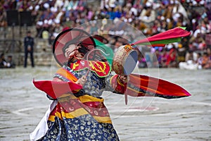 Bhutanese Sha Na Cham, black hat dance , Bhutan