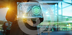 BI-Business intelligence of ChatGPT. Process data driven insight to make wise decisions. Artificial intelligence using AI smart