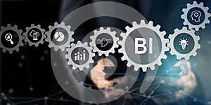 BI-Business intelligence. The process of leveraging data driven insights to make informed decisions.