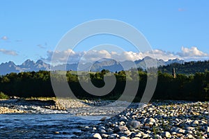 Bialka river near, Bialka Tatrzanska, Poland, Europe