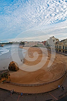 Biarritz beach