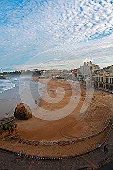 Biarritz beach