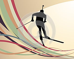 Biathlon athlete photo