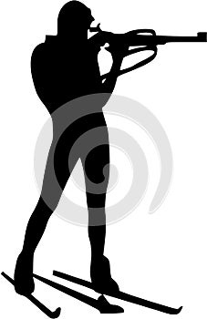 Biathlon Silhouette